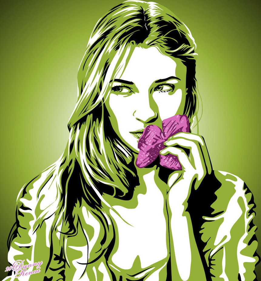 861x928 Emilie De Ravin Style Vector By Babyonbored
