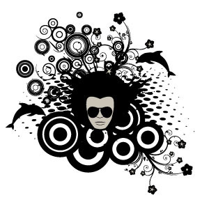 300x300 Retro Style Vector Design