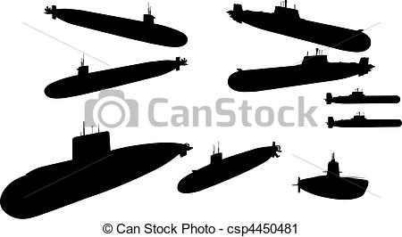 450x266 Submarina. Submarines In Vector.