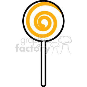300x300 Royalty Free Yellow Sucker 382409 Vector Clip Art Image