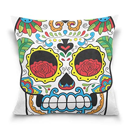 425x425 Suabo Sugar Skull Vector Element With Flower Pattern