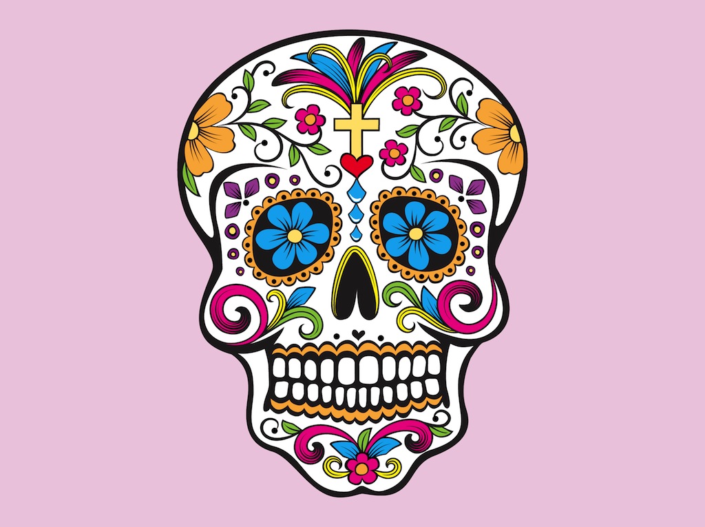 1024x765 Mexican Skull Free Vectors Ui Download