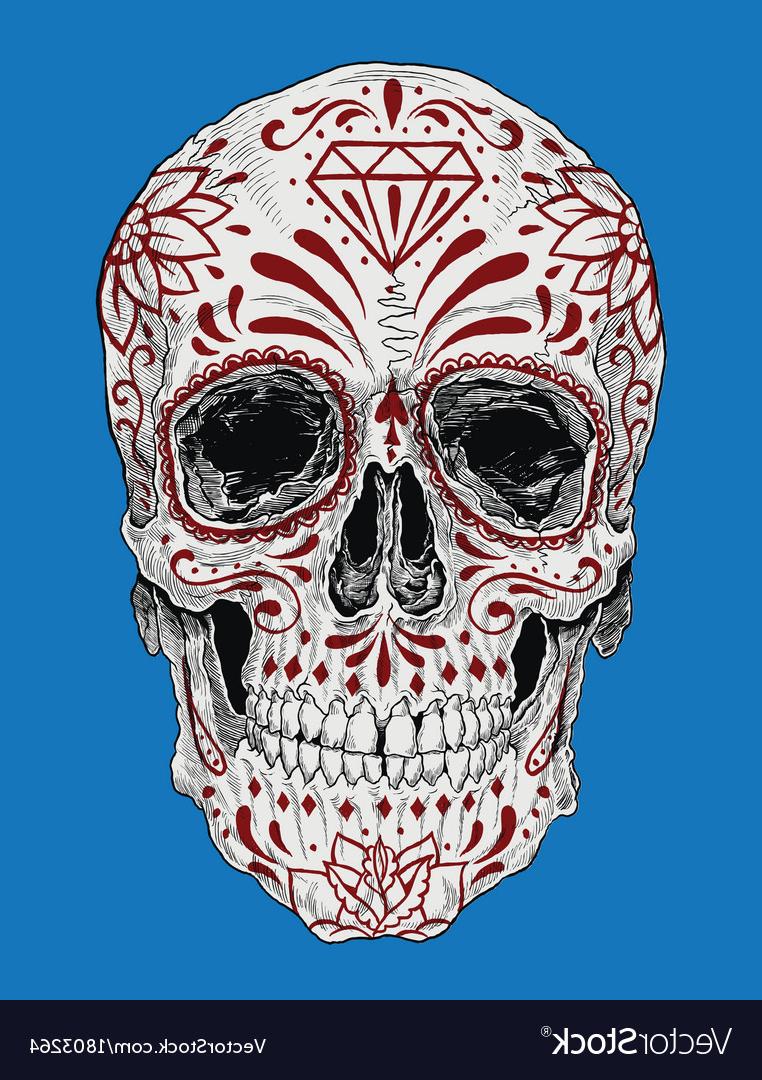 762x1080 Unique Realistic Day Of The Dead Sugar Skull Vector File Free