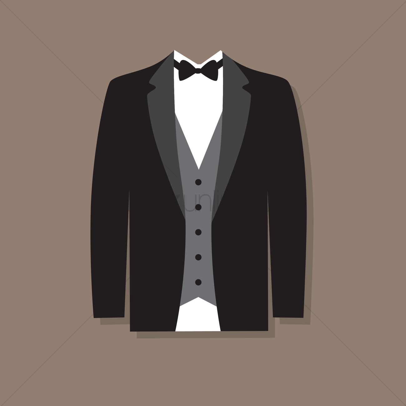 1300x1300 Wedding Suit Vector Image