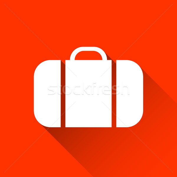 600x600 Simple Suitcase Icon, Travel And Holiday Symbol, Modern Flat Sty