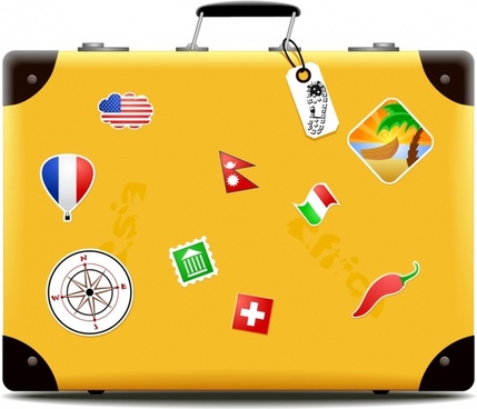 429x368 Suitcase Free Vector Download (129 Free Vector) For Commercial Use