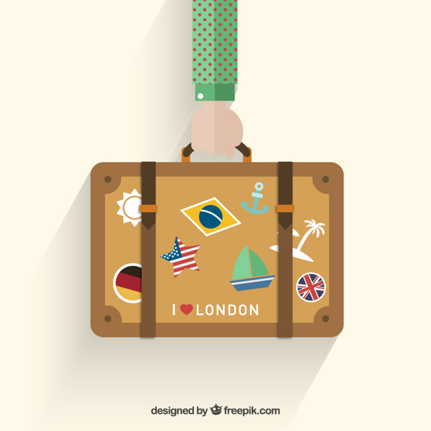 626x626 Holidays Suitcase Vector Free Download