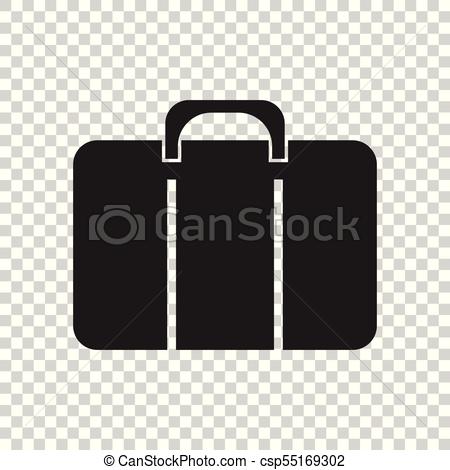 450x470 Suitcase Vector Icon. Luggage Illustration In Flat Style. Vector