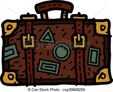 450x365 Travel Suitcase Vector Icon.