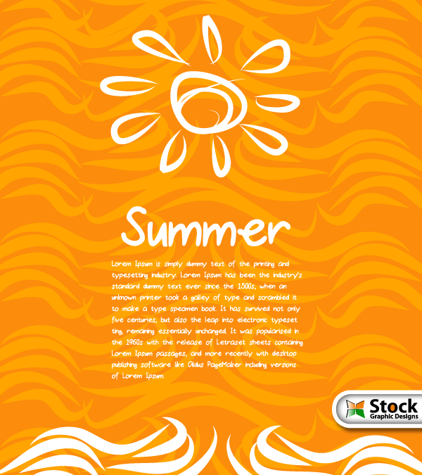 600x675 Free Summer Vector Background 123freevectors