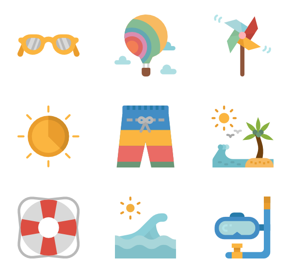 600x564 Collection Of Free Summer Vector. Download On Ubisafe