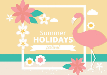 352x247 Tropical Summer Poster Free Vector Download 205127 Cannypic