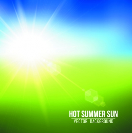 421x425 Natural With Sun Background Vector Free Vectors Ui Download