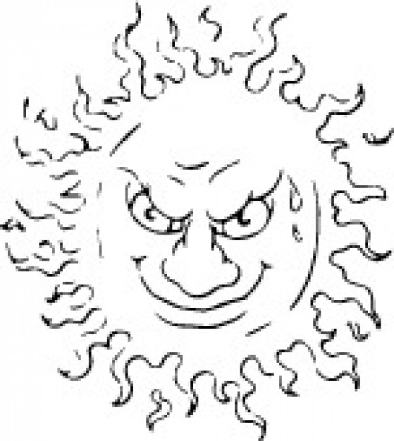559x626 Male Sun Face Vector Free Download
