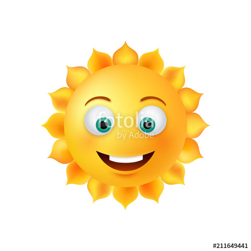 500x500 Smiley Sun Face. Vector Stock Image And Royalty Free Vector Files