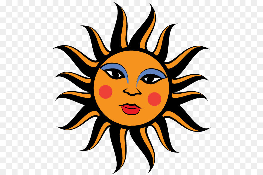 900x600 Face Sun Smiley Clip Art