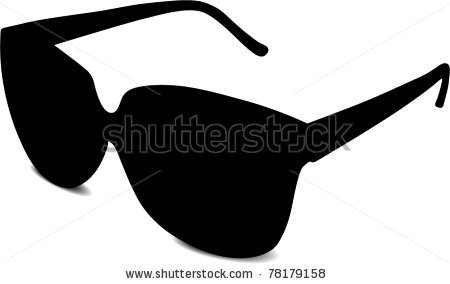 450x284 Black Sunglasses, Vector Clipart Panda