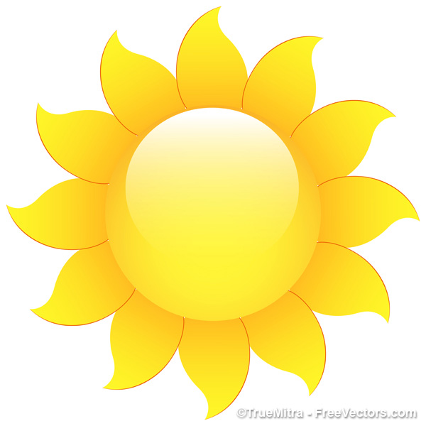 600x600 Download Free Sun Vector Icon Vector Illustration