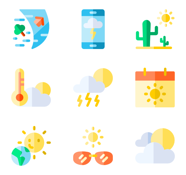 600x564 Sun Icons
