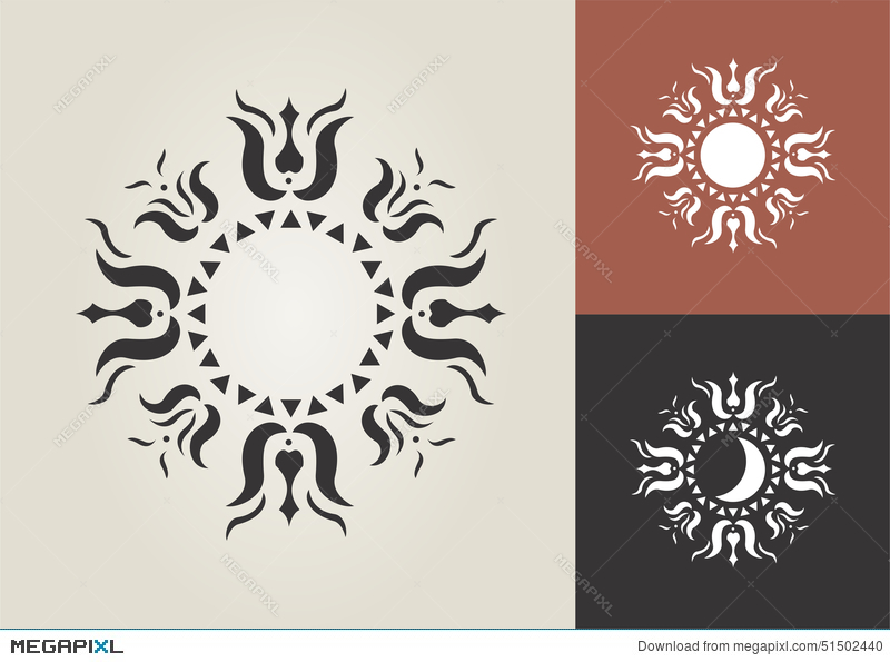 800x595 Sun Moon Vector Symbol Illustration 51502440