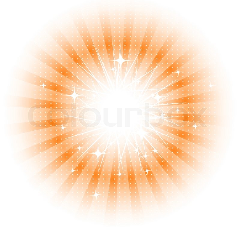 800x773 Vector Isolated Sun Rays Stock Vector Colourbox