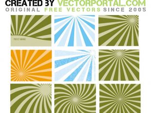 310x233 Retro Sun Rays Vector Free Vectors Ui Download