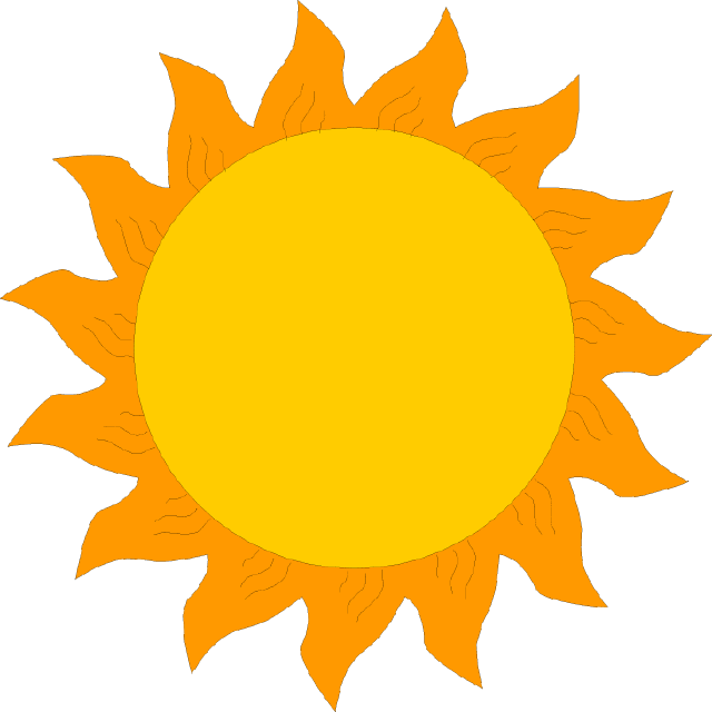 640x640 Sun Vector Vector