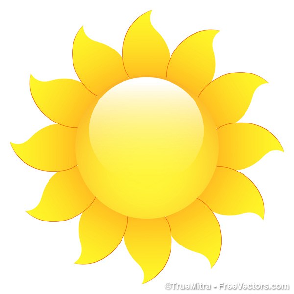 600x600 Download Free Sun Vector Vector Illustration