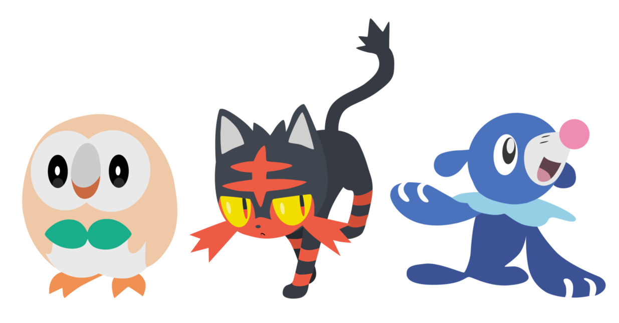 1235x646 Pokemon Sun And Moon Starters