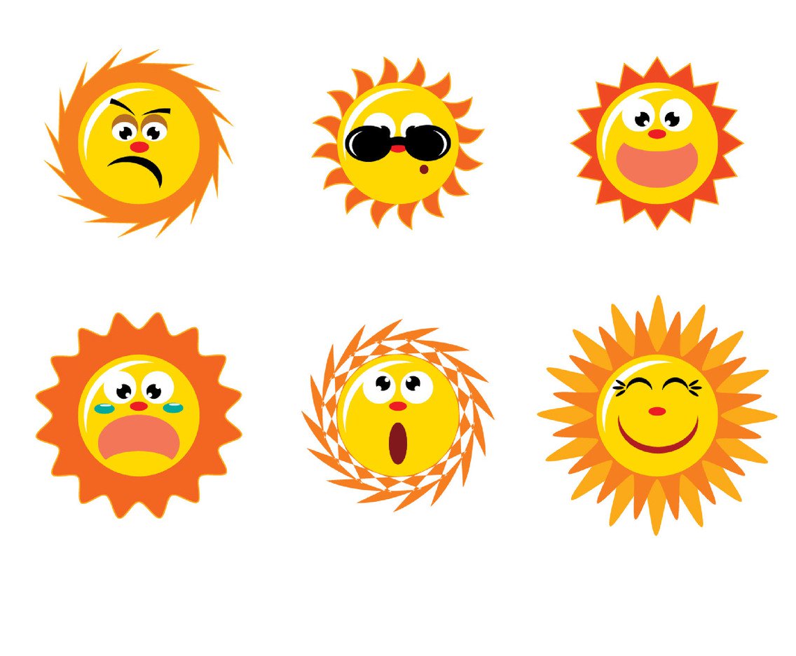 1136x936 Cute Cartoon Sun Vector Vector Art Amp Graphics
