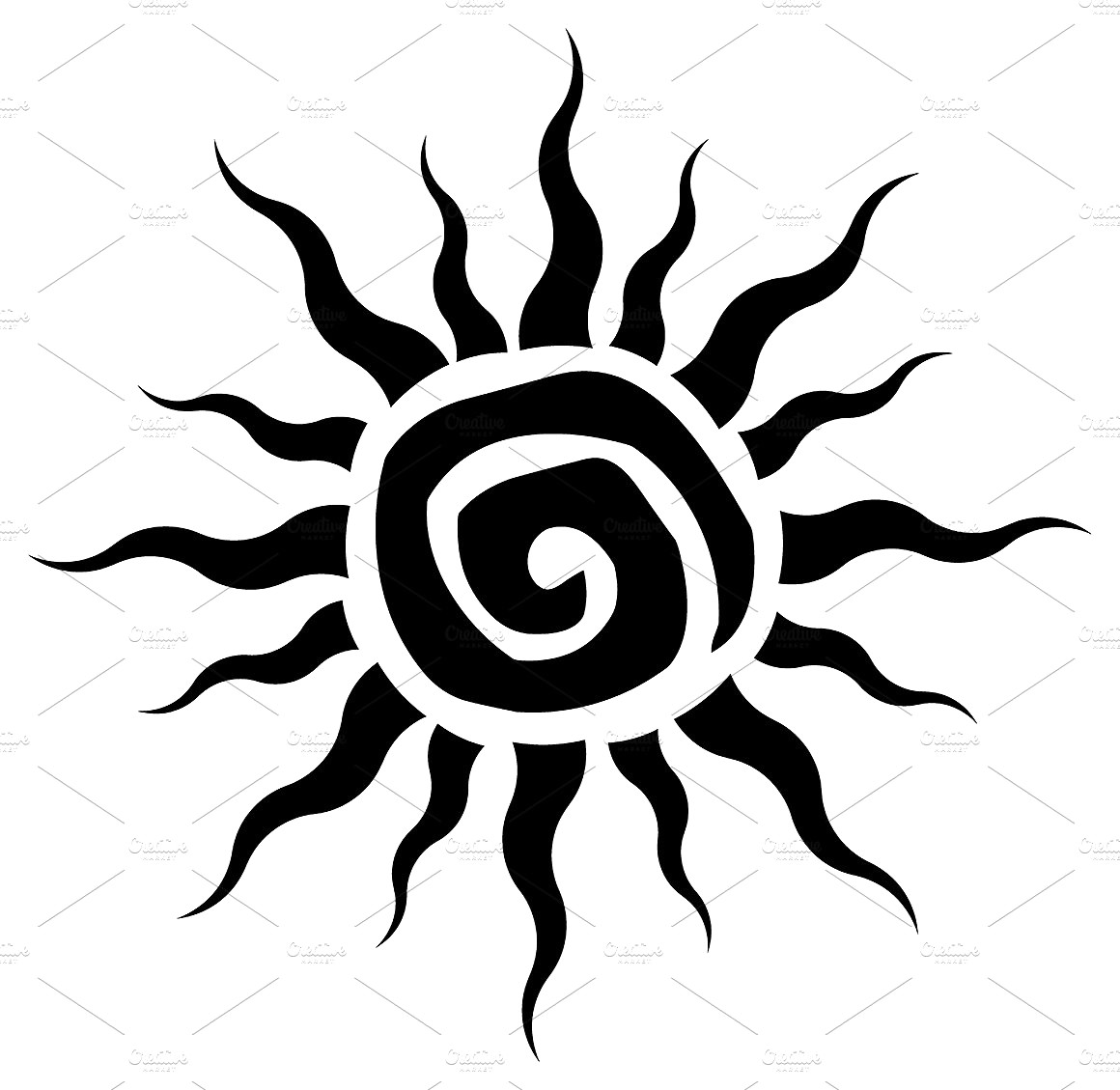 1160x1129 Black And White Sun Vector Id458828797 10