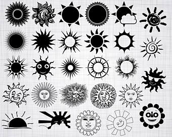 340x270 Sun Vector Etsy