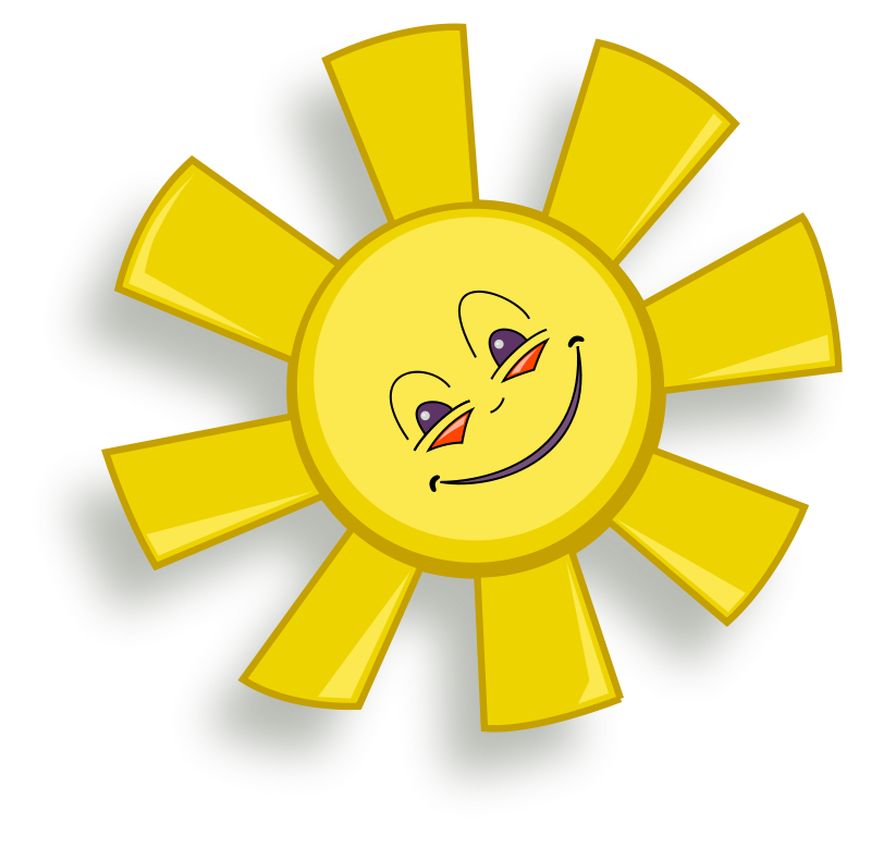 800x779 Happy Sun Free Vector 4vector