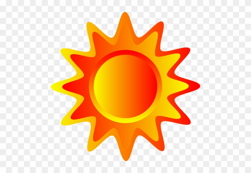 840x580 Red, Orange And Yellow Sun Vector Drawing