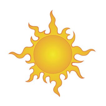 340x340 Free Sun Vector Art