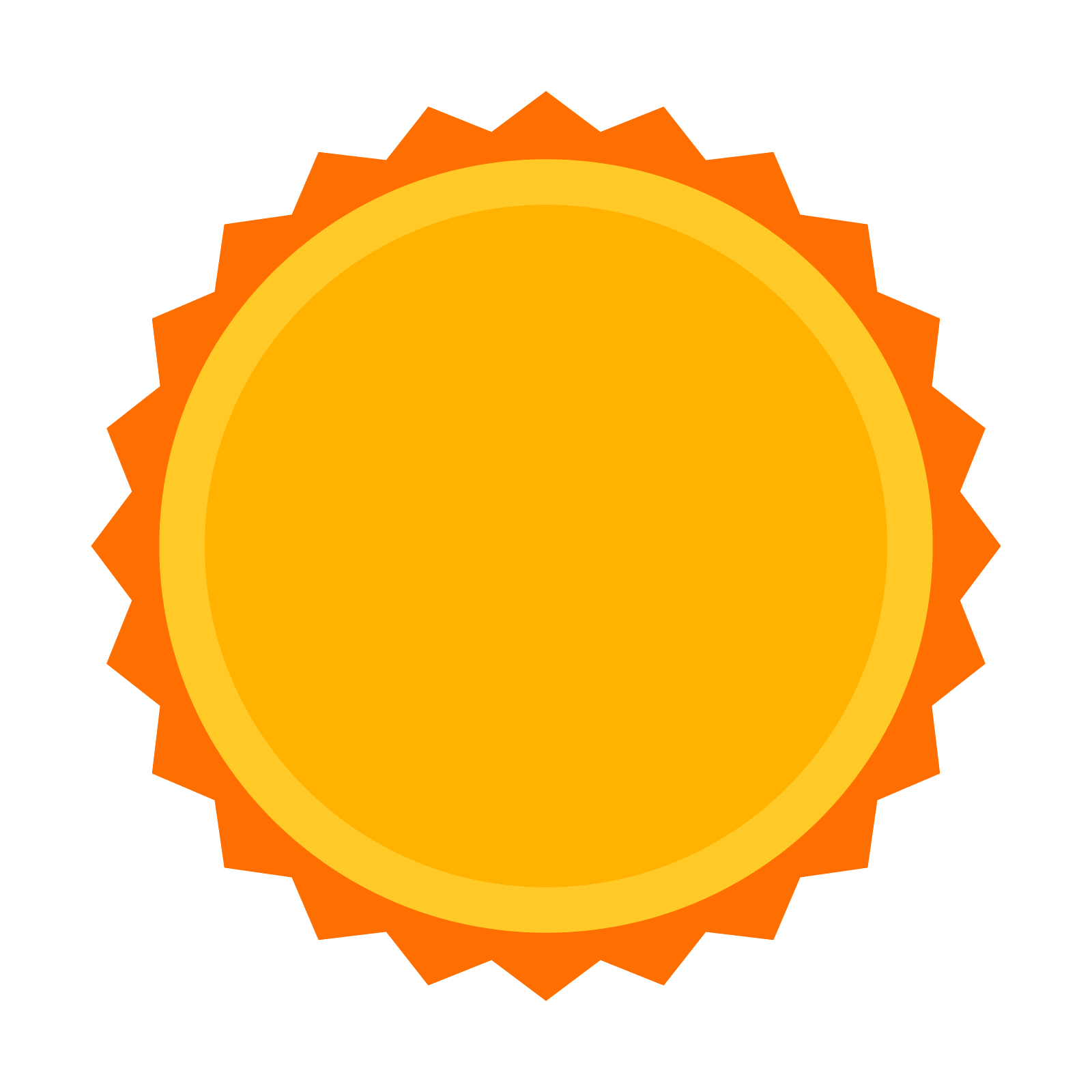 1600x1600 Sun Vector Png