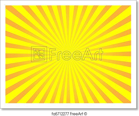 560x470 Free Art Print Of Orange Vector Sunburst Background. Orange Vector