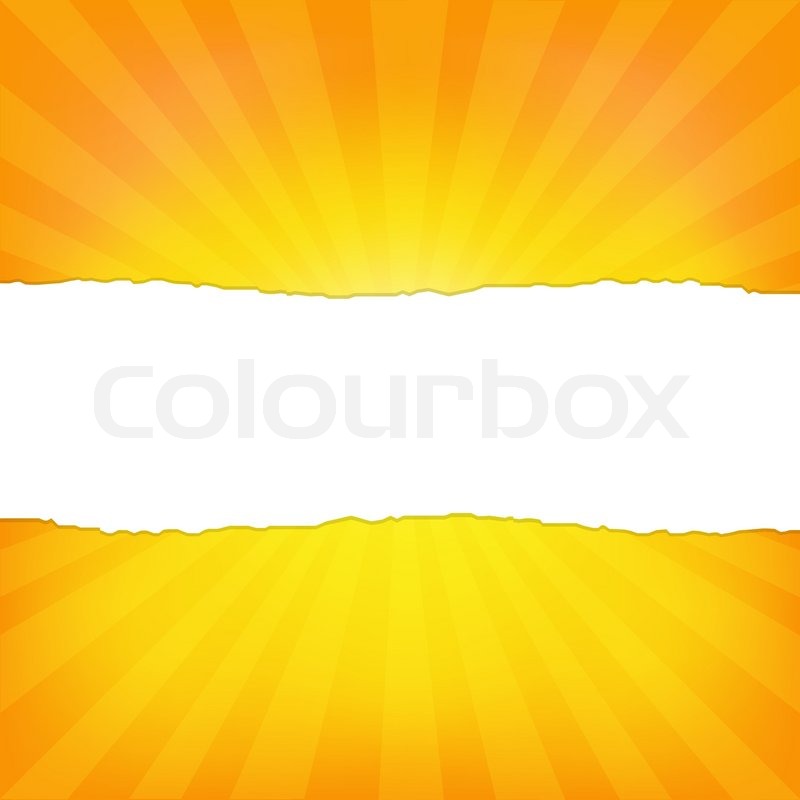 800x800 Sunburst Background With Paper And Beams, Vector Illustration