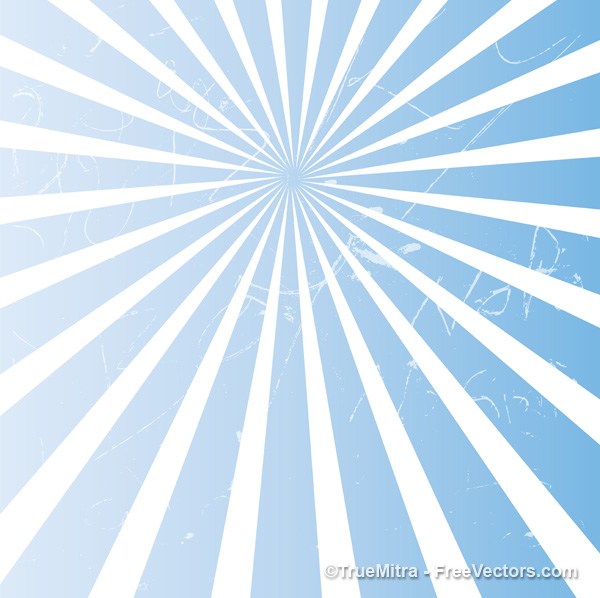 600x598 Download Free Grunge Vintage Sunburst Vector Illustration