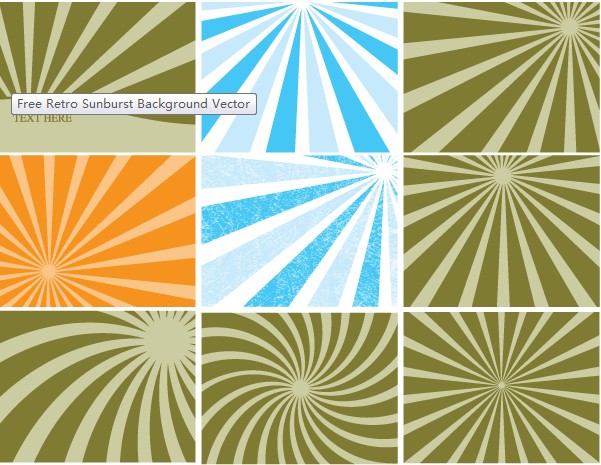 601x465 Retro Sunburst Background Vector Eps Format Free Vector Download