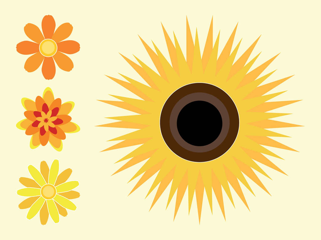 1024x765 Sunflowers Vector Art Amp Graphics