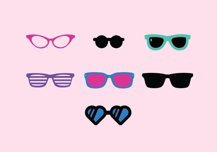 700x490 Vintage Sunglasses Vector Pack