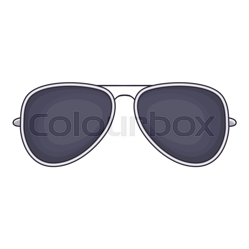800x800 Sunglasses Icon. Cartoon Illustration Of Sunglasses Vector Icon
