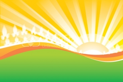 400x268 Sunrise Vector Background