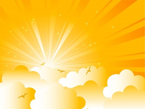 491x368 Sunrise Vector Free Free Vector Download (202 Free Vector) For