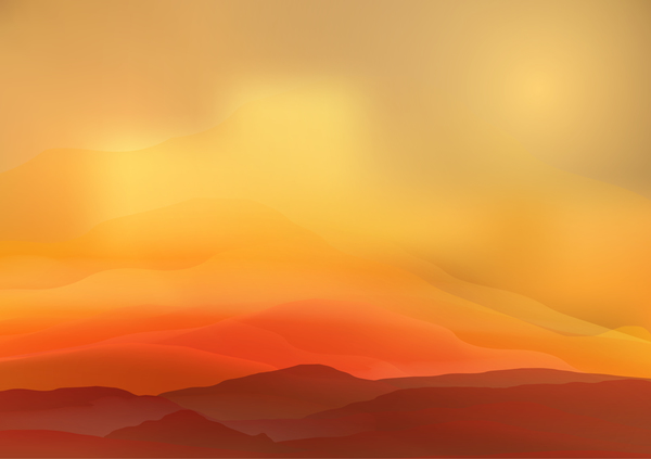 600x423 Mountain Sunrise Landscape Nature Background Vector 04 Free Download