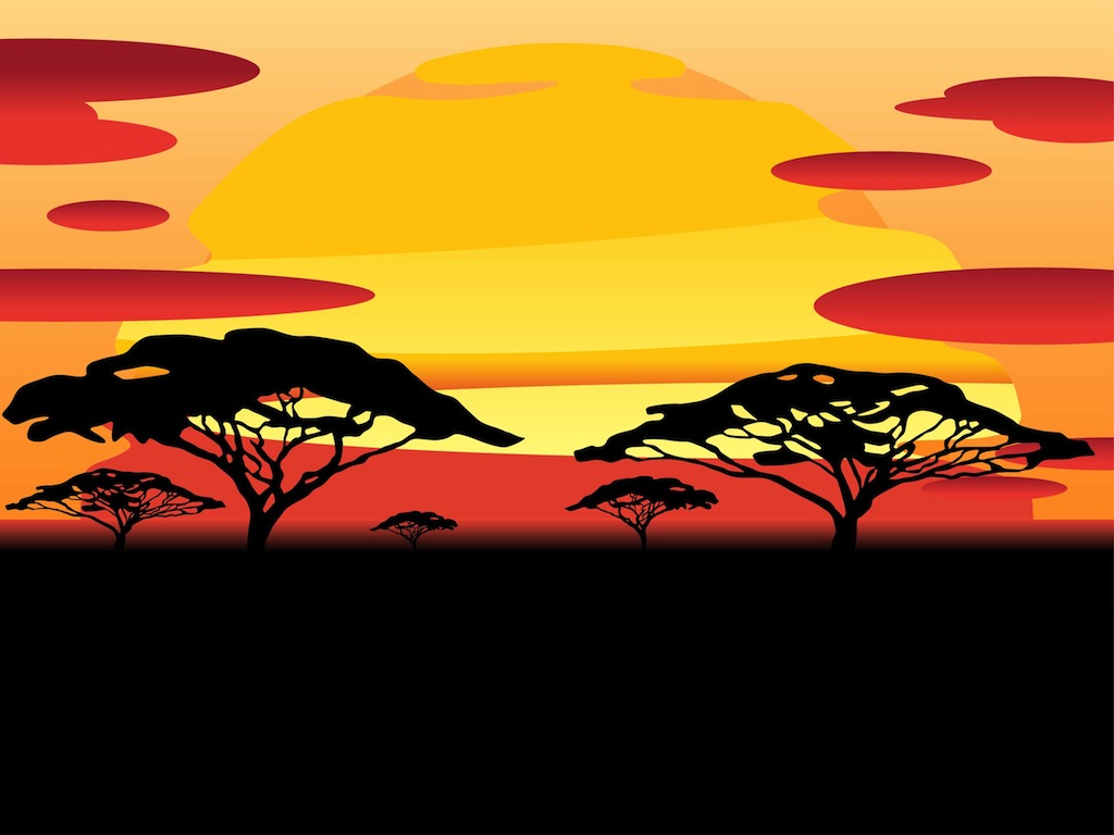 1024x768 Sunset Vector Vector Art Amp Graphics
