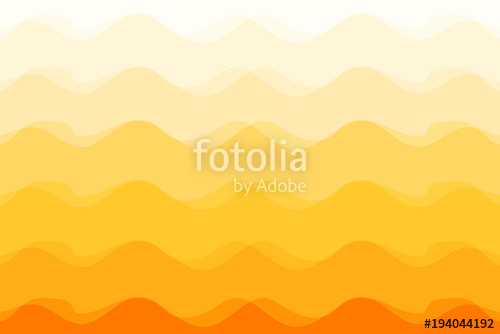 500x334 Wave Abstract Orange Background Sunshine Vector Illustration