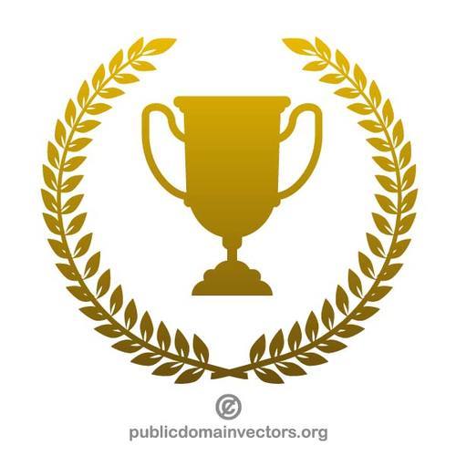 500x500 Super Bowl Trophy Vector Art