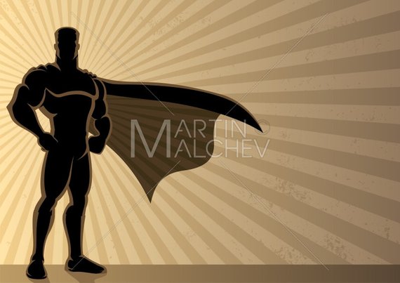 570x403 Superhero Background Vector Cartoon Clipart Illustration. Etsy